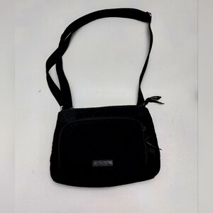 Vera Bradley Classic Black Microfiber Litte Hipster NWOT